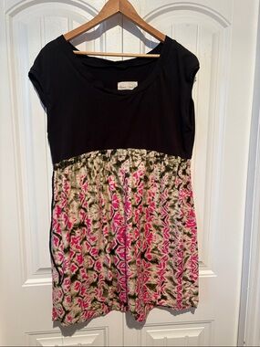 Osei-Duro black and pattern dress